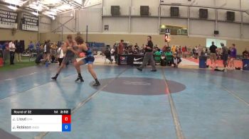 72 kg Round Of 32 - Jude Lloyd, Unattached vs Jordan Robison, Northern Colorado