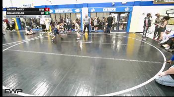 75-83 lbs Rr Rnd 5 - Archer Haley, Broken Bow Youth Wrestling vs Dejuan Fields, Tulsa Blue T Panthers