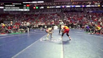 3A-175 lbs Quarterfinal - Jaxon Miller, Carlisle vs Kepler Carmichael, North Scott