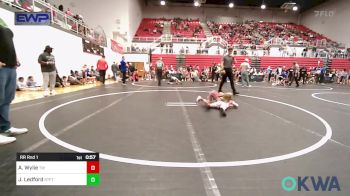 55 lbs Rr Rnd 1 - Arielle Wylie, Tuttle Wrestling vs Jaidee Ledford, Standfast