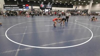 125 lbs Quarters - Shaniyah McDaniel, Columbia County Wrestling Club vs Gabriella Martinez, Jflo Trained