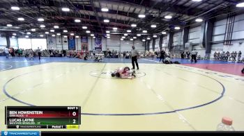 84 lbs Rd# 3 12:00pm Friday - Lucas Layne, Backyard Brawlers vs Ben Howenstein, Iowa Black