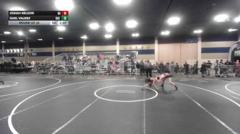 116 lbs Round Of 32 - Josiah Nelson, N8 vs Gael Valdez, Dog Pound