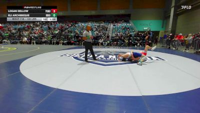 120 lbs Round Of 32 - Logan Dellow, Pomona vs Eli Archibeque, Rio Rancho