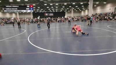 125 lbs Cons. Sub-semis - Amelia Bacon, Mile High Wrestling Club vs Abigail Gindele, Pursuit Wrestling Minnesota