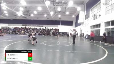 113 lbs Cons. Round 2 - Etai Cohen, El Camino Real vs Joshua Gonzalez, Murieta Valley