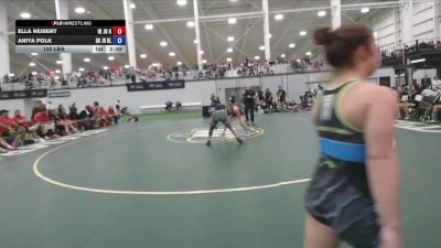 105 lbs Ella Neibert, Indiana Gold vs Aniya Polk, Ohio Blue