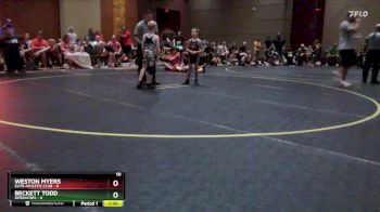 58 lbs Round 1 (4 Team) - Weston Myers, Elite Athletic Club vs Beckett Todd, Operators