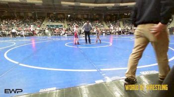 52 lbs Consi Of 16 #1 - Cannon Francis, Team Tulsa Wrestling Club vs Bo West, Stronghold Wrestling Club