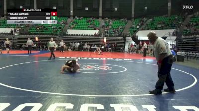 5A 150 lbs Quarterfinal - John Kelley, Hayden vs Caleb Adams, Springville