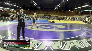 132 lbs Cons. Round 2 - Jonathan Martinez, Dunbar H.S. vs Michael Lynne, Christopher Columbus H S