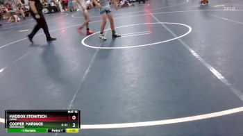 110 lbs Champ. Round 1 - Maddox Stonitsch, LWWC vs Cooper Mariakis, Grindhouse