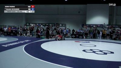 125 kg Champ. Rd Of 32 - John Pardo, Pennsylvania RTC vs Elijah Schunke, Heartland Wrestling Academy