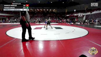 150 lbs Quarterfinals (8 Team) - Charles Wheeler, CHICKASHA vs Thomas Jirous, GUTHRIE