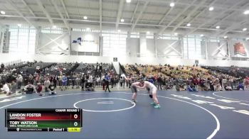 155 lbs Champ. Round 1 - Landon Foster, Unattached vs Toby Watson, WRCL Wrestling Club