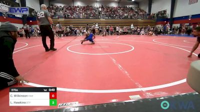 67 lbs Consi Of 4 - Callen Wilkinson, Raw Wrestling Club vs Lorenzo Hawkins, Tulsa Blue T Panthers