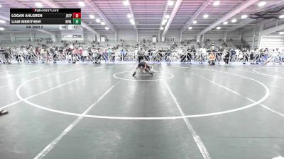 80 lbs Rr Rnd 2 - Logan Ahlgren, Terps Xtreme ES vs Liam Merithew, Revival Black