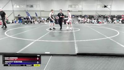 138 lbs Round 1 (8 Team) - Sam Herring, Pennsylvania vs Timothy Koester, Iowa