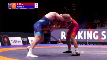 125 kg Quarterfinal - Mason Parris, USA vs Amarveer Dhesi, CAN