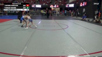 61 lbs Cons. Round 3 - Hayden Askelson, Heights Wrestling Club vs Paisley Moore, Team Real Life