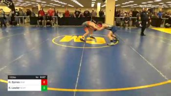 132 lbs Consolation - Hudson Spires, General McLane vs Ryan Lawler, Newport