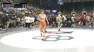 165 lbs Champ. Rd Of 64 - Preston Scott, Oklahoma vs Olin Neuville, Wisconsin