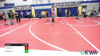 54-58 lbs Rr Rnd 4 - Sunni Booth, Sperry Wrestling Club vs Nevalee Petty, Skiatook Youth Wrestling