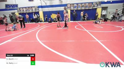 54-58 lbs Rr Rnd 4 - Sunni Booth, Sperry Wrestling Club vs Nevalee Petty, Skiatook Youth Wrestling