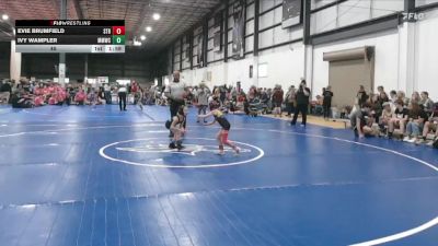 45 lbs Round 4 (6 Team) - Evie Brumfield, STAUNTON REAPER vs Ivy Wampler, MIDLOTHIAN MINERS WRESTLING CLUB