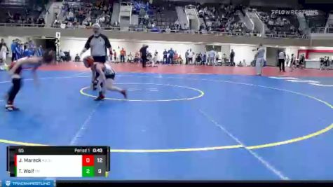 65 lbs Semis & 1st Wrestleback (8 Team) - Jaxson Mareck, Rocori vs Tucker Wolf, Grand Rapids