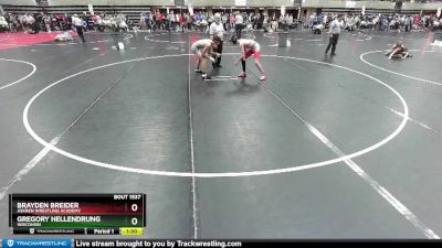 105 lbs Champ. Round 2 - Gregory Hellendrung, Wisconsin vs Brayden Breider, Askren Wrestling Academy