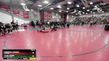 115 lbs Cons. Round 2 - Vanessa Lozano, Elsinore vs Yi-Ru Hong, Paloma Valley