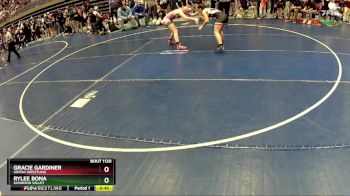 120 lbs Quarterfinal - Rylee Bona, Gunnison Valley vs Gracie Gardiner, Uintah Wrestling