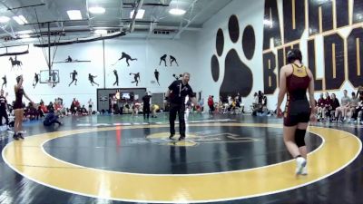 110 lbs Round 2 (16 Team) - Angelina Hargate, Gannon University vs Gabriele Tedesco, McKendree University