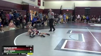 SPW-10 lbs Round 3 - Brady Weber, Jesup Mat Club vs Macklen Meyer, Mount Vernon WC