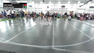 71.4-77 lbs Semifinal - Priya Capizzi, VA vs Juliana Matteo, OH