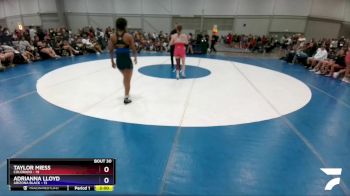 127 lbs Placement Matches (16 Team) - Taylor Miess, Colorado vs Adrianna Lloyd, Arizona Black