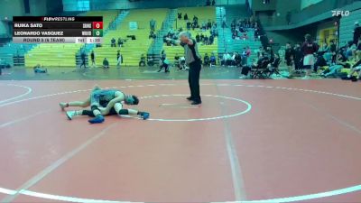 132 lbs Round 5 (6 Team) - Leonardo Vasquez, Woodburn vs Ruika Sato, Sunset