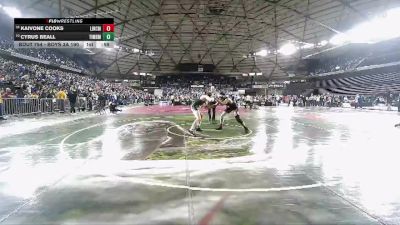 Boys 3A 190 lbs Cons. Round 4 - Cyrus Beall, Timberline vs Kaivone Cooks, Lincoln (Tacoma)