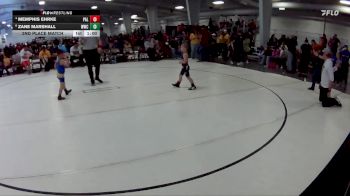 23 lbs 2nd Place Match - Zane Marshall, Wahoo Wrestling Club vs Memphis Ehrke, Palmer