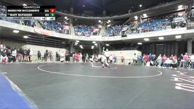140 lbs Champ. Round 2 - Mary McFadden, Unattached vs Madelynn McClements, Unattached