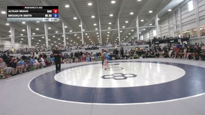 100 lbs Alyaah Bravo, California Gold J vs Brooklyn Smith, Minnesota