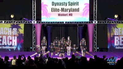 Dynasty Spirit Elite-Maryland - KNOCKOUTS [2022 L1 Junior Day 3] 2022 ACDA Reach the Beach Ocean City Cheer Grand Nationals