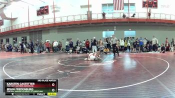 65 lbs 3rd Place Match - Irwin Fredenburg, Central Indiana Academy Of Wrestling vs Karsten Castetter, The Fort Hammers Wrestling