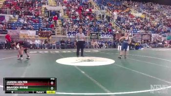 182 lbs Champ. Round 1 - Brayden Irvine, Northwood vs Jaxson Holter, Kenmare-Bowbells