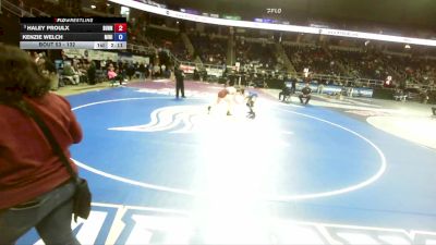 132 lbs Champ. Round 1 - Haley Proulx, Burnt Hills/Scotia/Ballston Spa vs Kenzie Welch, Minisink Valley