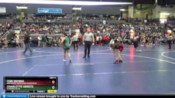 124-129 lbs Round 2 - Charlotte Gerdts, Clarinda Elite vs Tori Deming, Brookings Wrestling Associatio