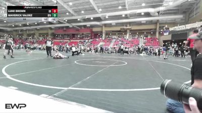 64 lbs Quarterfinals (8 Team) - Luke Brown, Superducks vs Maverick Valdez, Black Fox Academy