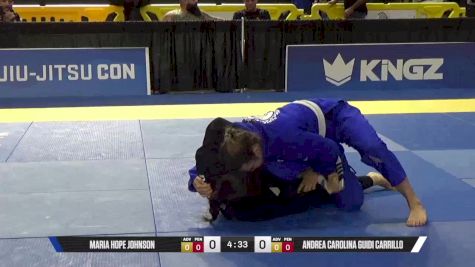 Andrea Carolina Guidi Carrillo vs Maria Hope Johnson 2025 Pan Jiu Jitsu IBJJF Championship