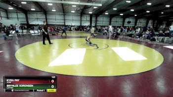 120 lbs Cons. Round 1 - Brynlee Sorensen, Layton vs Kyra Pay, Juab